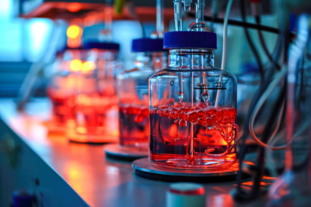 bioreactor producing insulin from genetically engineered bacteria.の素材