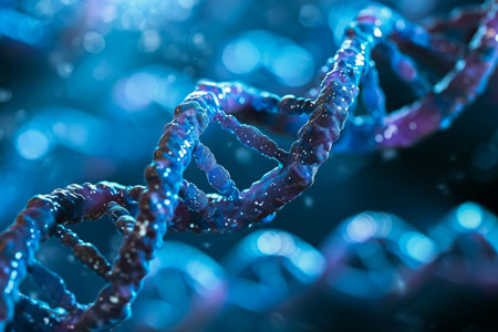 gene therapy delivering a healthy gene to a patient with a genetic disorder.の素材