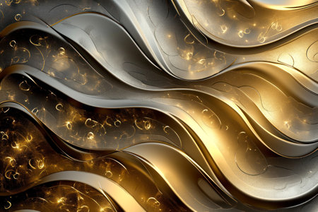elegant and sophisticated background with metallic accents.の素材