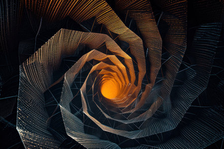 abstract multicolored fractal.の素材