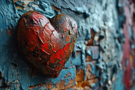 A heart with a love and a youの素材
