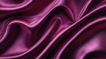 A purple fabric with a shiny texture. The fabric is very soft and has a luxurious feel. The color of the fabric is a deep shade of purple, which gives it a sense of elegance and sophisticationの素材