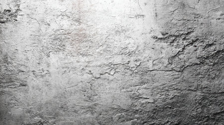 Rugged concrete wall with unique textures and patterns illuminated by soft light creating depth.の素材