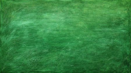 Smooth green surface stretches across the canvas evoking feelings of nature and calmness.の素材