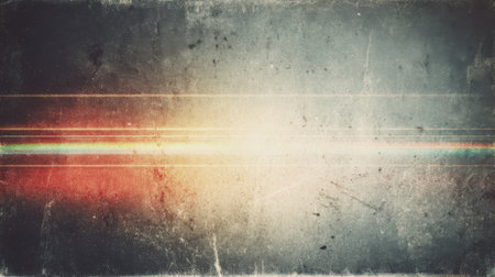 This scene features dynamic light streaks blending with textured surfaces creating an abstract composition. The vibrant contrasts add depth and intrigue to the visual.の素材