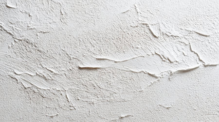 Surface displays a textured white wall with intricate patterns and variations in relief, ideal for contemporary home or office interiors, enhancing aesthetics and depth.の素材