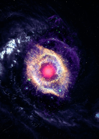 Star field in  deep space many light years far from the Earthの写真素材