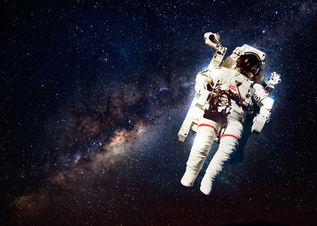 Astronaut in outer space. 