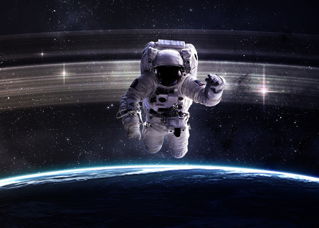 Astronaut in outer space.