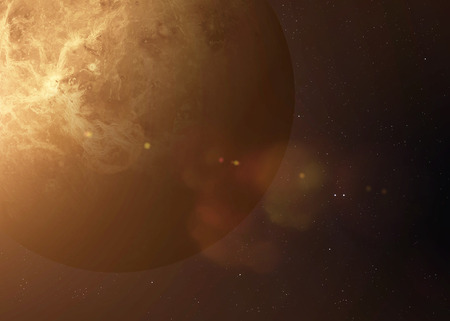 Colorful picture represents Venus. の写真素材