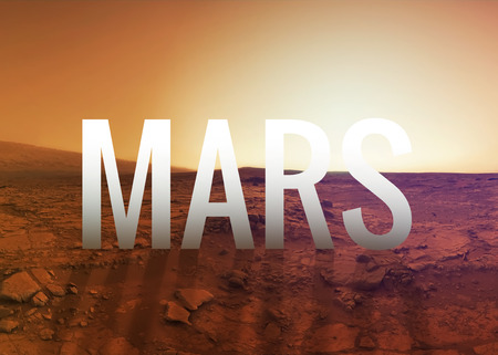 Mars surface.  の写真素材