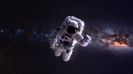 Astronaut in outer space. の写真素材