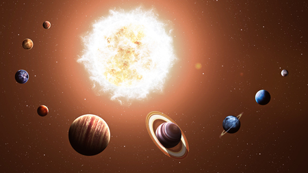 High quality solar system planets. の写真素材