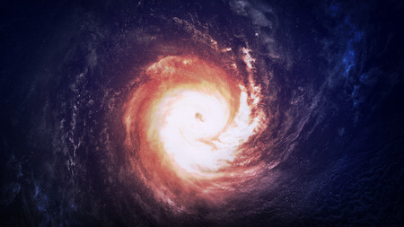 Incredibly beautiful spiral galaxy somewhere in deep space. Elements of this image furnished by...