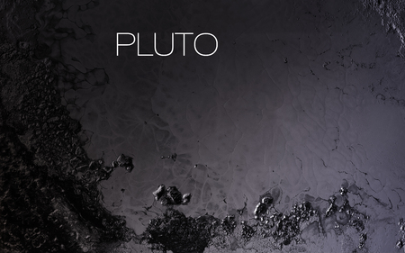 Pluto - High resolution images presents planets of the solar system.