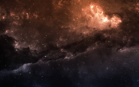 Starfield in deep space many light years far from the Earth. Elements of this image furnished by NASAの写真素材