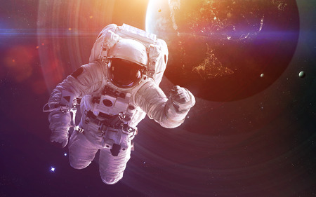 Deep space art. Nebulaes, planets galaxies and stars in beautiful composition. Awesome for wallpaper...
