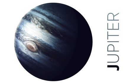 Jupiter - High resolution beautiful art presents planet of the solar system. This image elements furnished by NASAの写真素材
