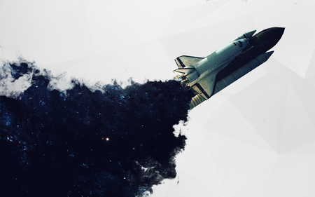 Abstract space wallpaper. Cosmos. Universe. Elements furnished by NASAの写真素材