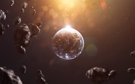 Deep space, beauty of endless cosmos. Science fiction wallpaper.