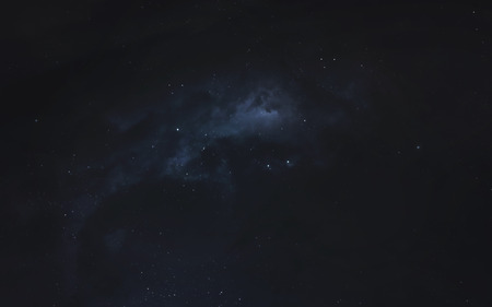 Nebula in deep space, awesome science fiction wallpaper, cosmic landscape.の写真素材