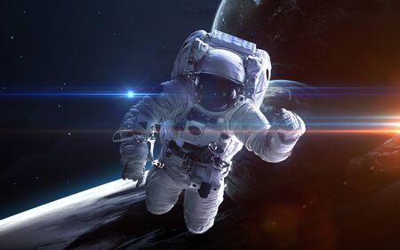 Astronaut in outer space