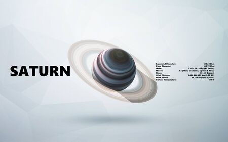 Saturn. Minimalistic styleの素材 [FY310149626480]