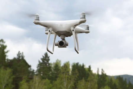 drone quadcopter with digital camera