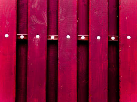 red fence, building detailの写真素材