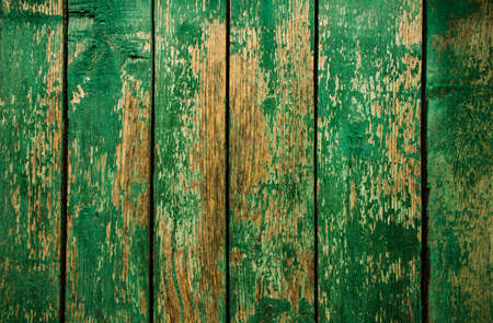 Wooden background, old painted boardsの写真素材