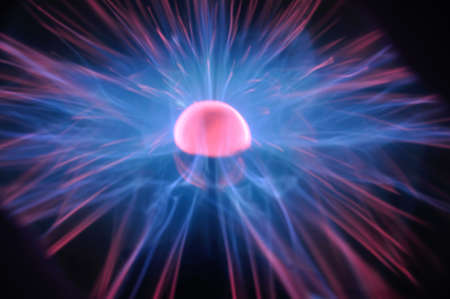 static electricity in its purest form in the dark