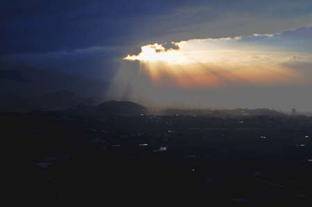 the day is ending leaving shadows and lights that brighten up a good afternoon
