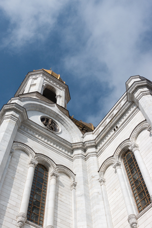 Moscow, Russia - 18 March 2017:. Cathedral of Christ the Saviour is a cathedral in Moscow, Part of churchのeditorial素材