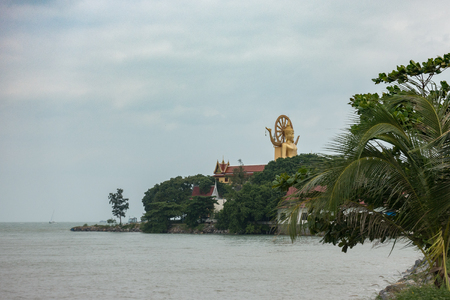 Wat Phra Yai Big Buddha Temple on Koh Samui, Thailandの写真素材