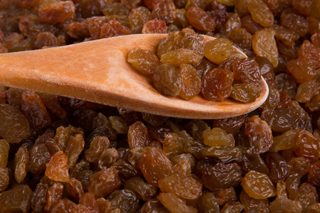 A scattering of raisins. Raisin Backgroundの写真素材