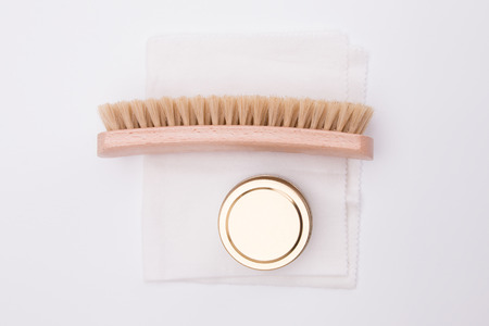 Shoe care. Shoe cosmetics.の写真素材