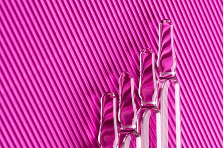 Medical ampoules. The medicine is in ampoules.の写真素材