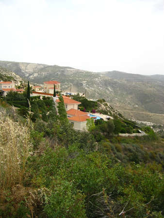 village in the mountainsの写真素材