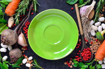 Healthy eating or diet conceptの写真素材