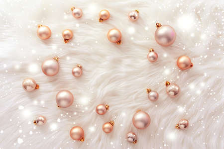 Christmas or New Year background with blank space for a text, stylized photoの写真素材