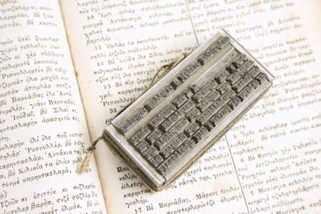 type lettersの写真素材