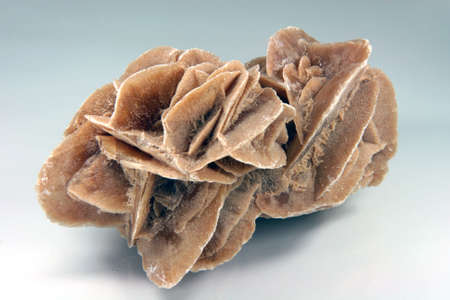 desert rose stone natural sculpture from the desert of tunisiaの写真素材