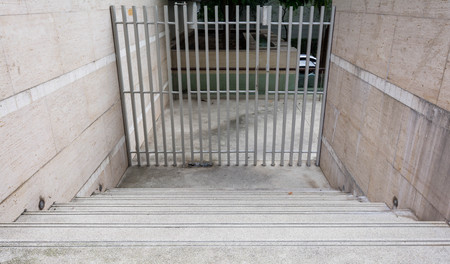 Exit stairs were blocked
