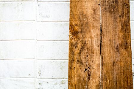 old wooden texture or cement white backgroundの写真素材