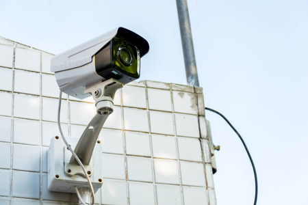 closed-circuit camera on sky cloud