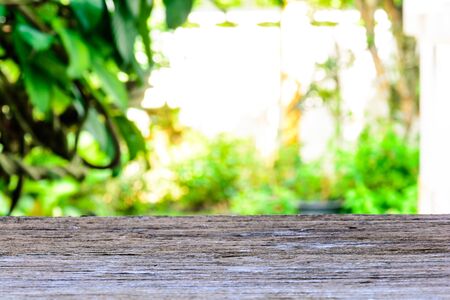 old wood table and abstract background