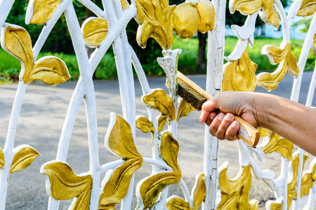 clean the house at eveningの写真素材