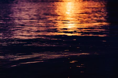 Sunset beach view at sea thailandの写真素材