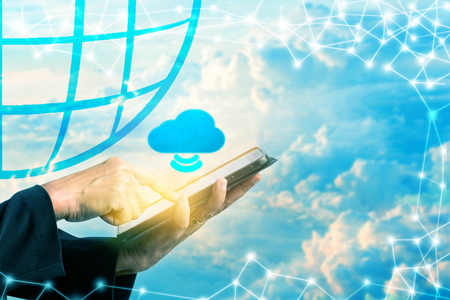 business communication networksの写真素材