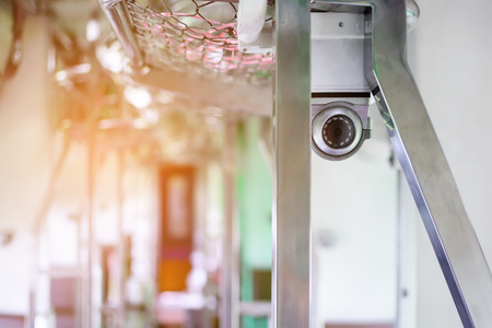CCTV in the train With safety in travelの写真素材